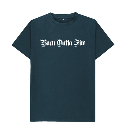 Denim Blue Born Outta Fire Dark T-Shirt