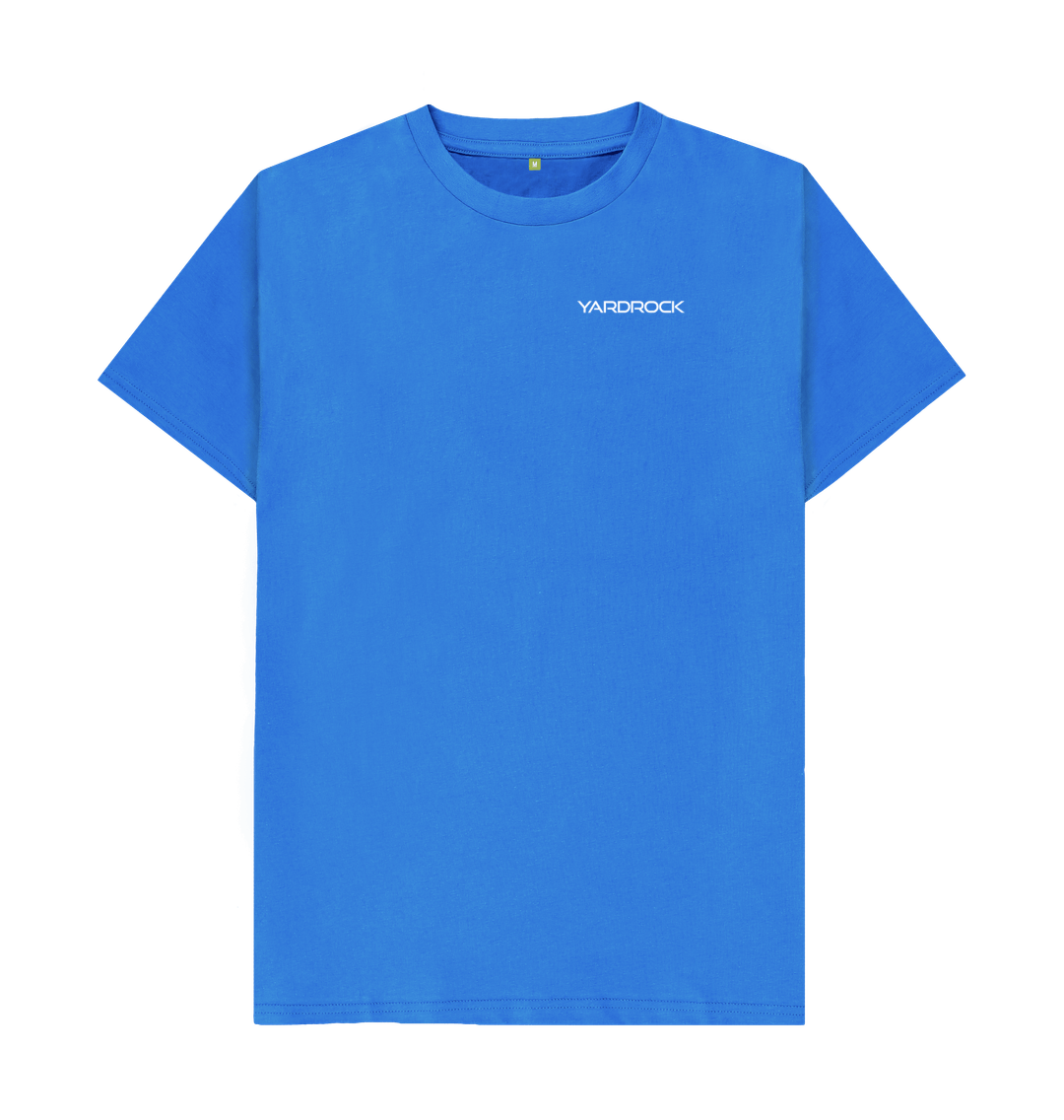 Bright Blue Printed T-shirt Front