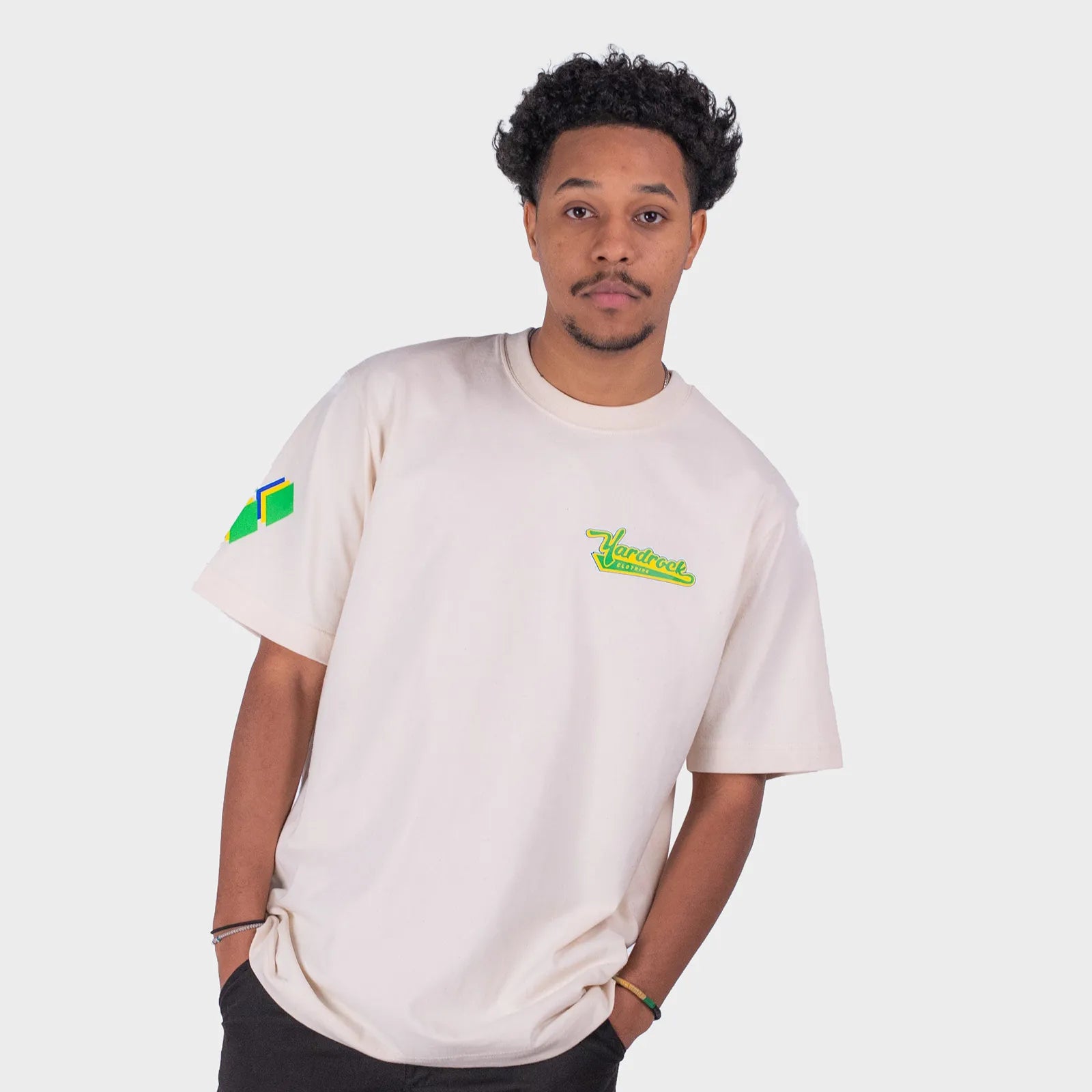 Natural Relaxed Fit Diamonds T-Shirt