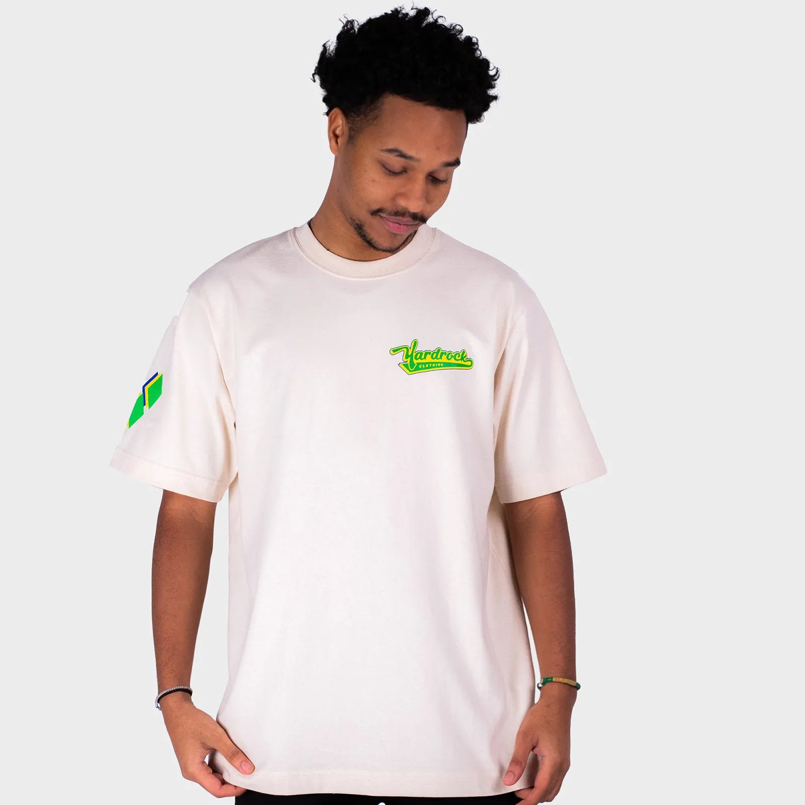 Natural Relaxed Fit Diamonds T-Shirt