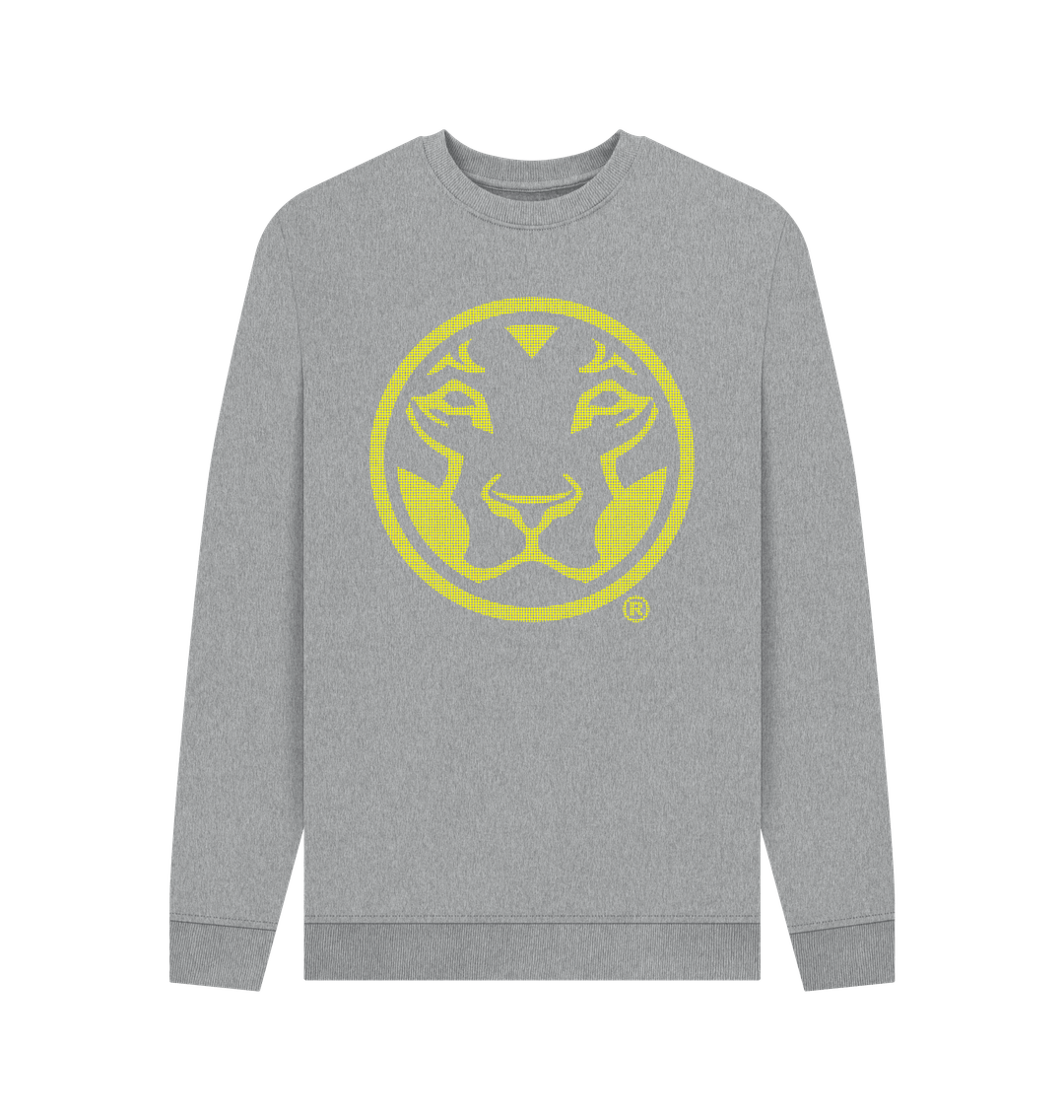 Light Heather Printed Sweater Front
