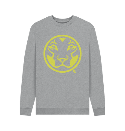 Light Heather Printed Sweater Front