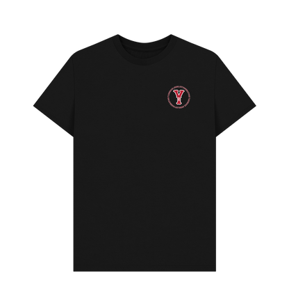 Black Printed T-shirt Front
