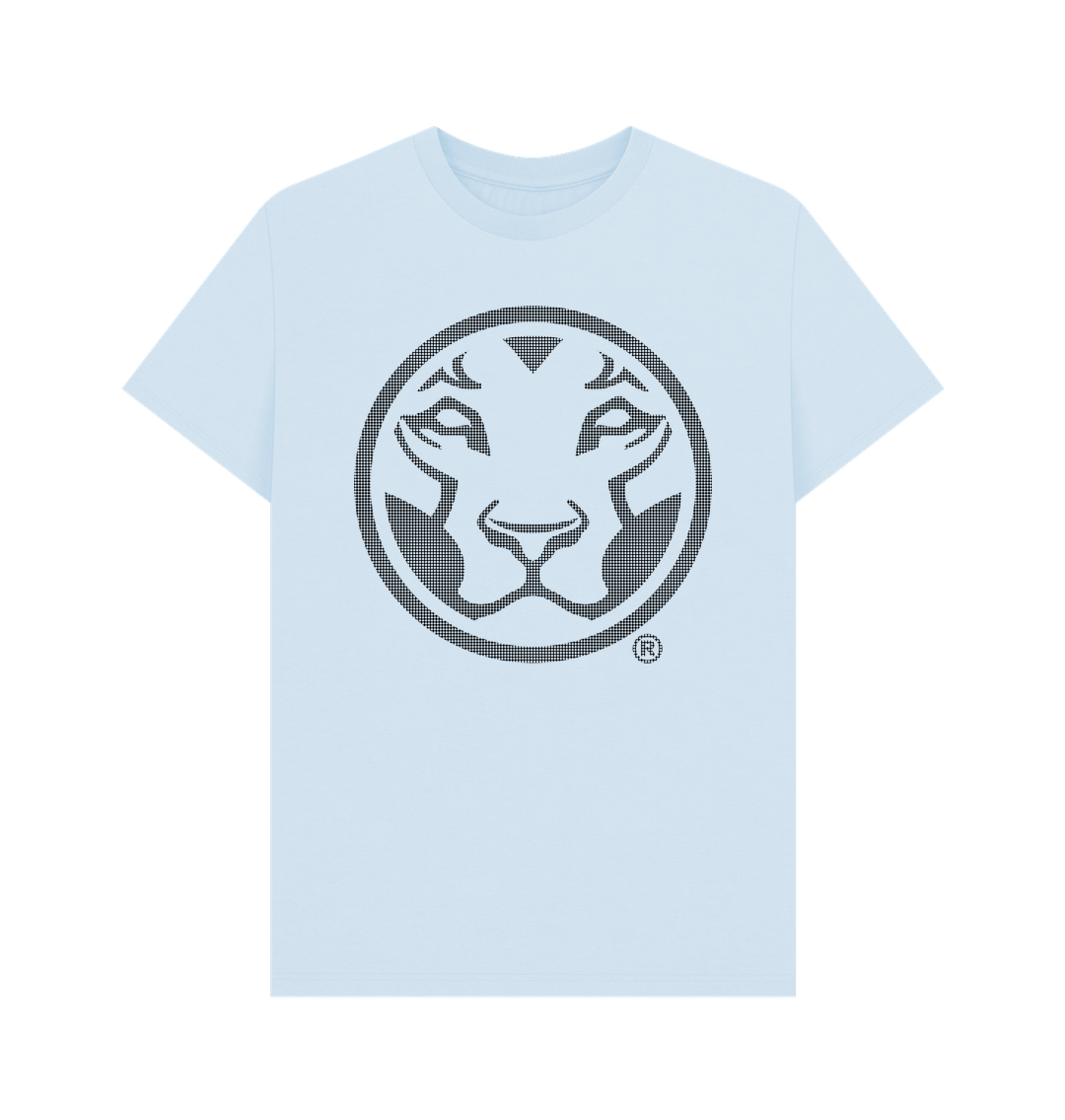 Sky Blue Printed T-shirt Front