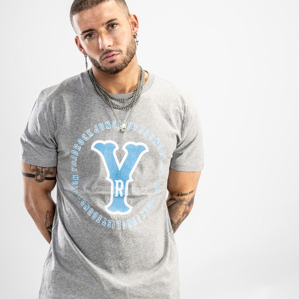 Grey Streetwear T Shirt from Yardrock