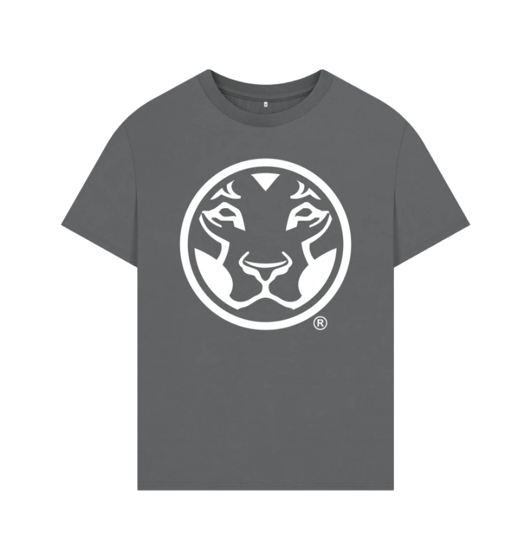 Slate Grey Yardrock Oversized Classic Lion Dark Tee