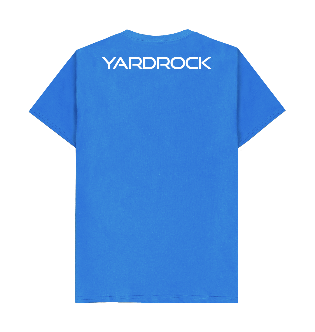 Bright Blue Printed T-shirt Back