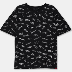 Junglist Network x THTC Legends Signature T-Shirt Black