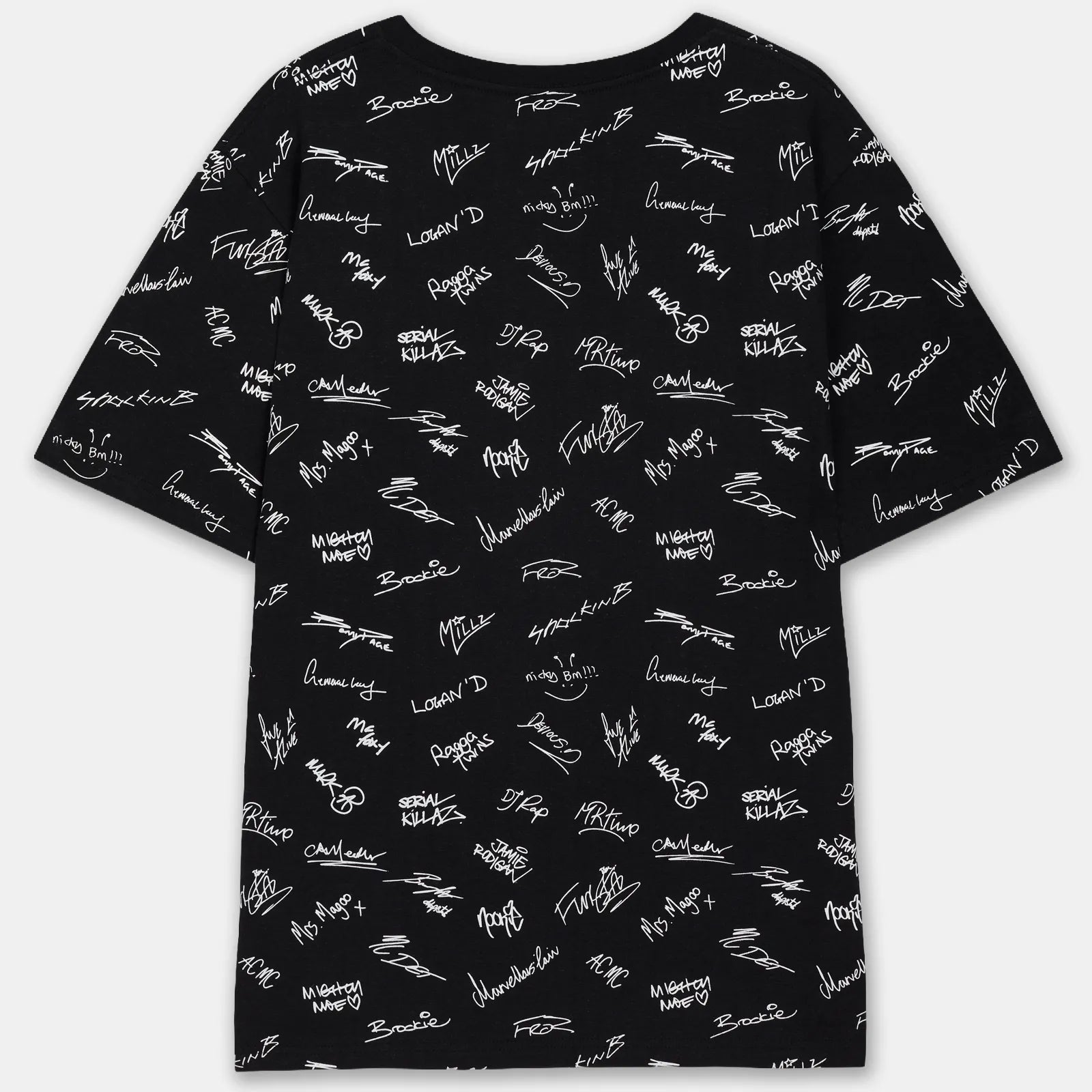 Junglist Network x THTC Legends Signature T-Shirt Black