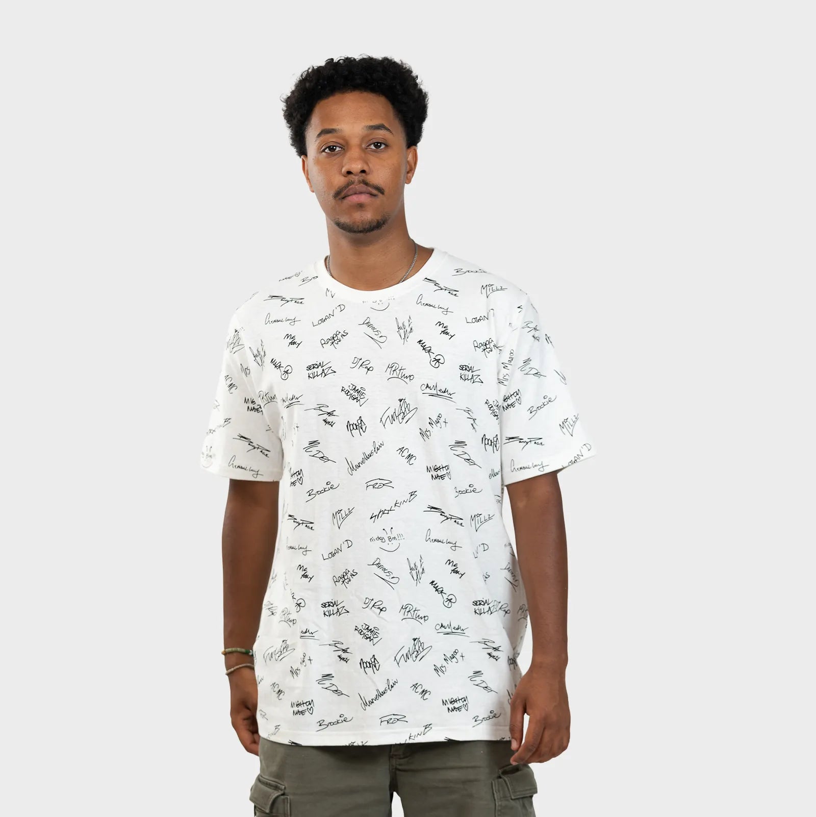 Junglist Network x THTC Legends Signature T-Shirt White
