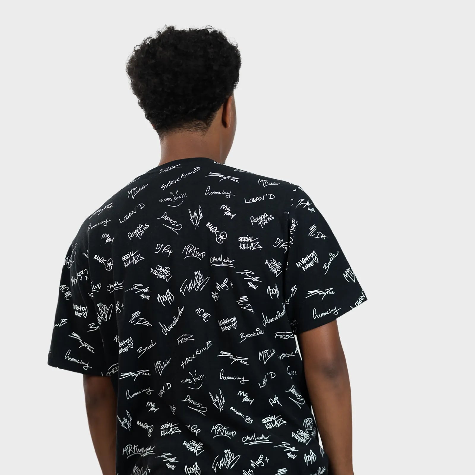 Junglist Network x THTC Legends Signature T-Shirt Black