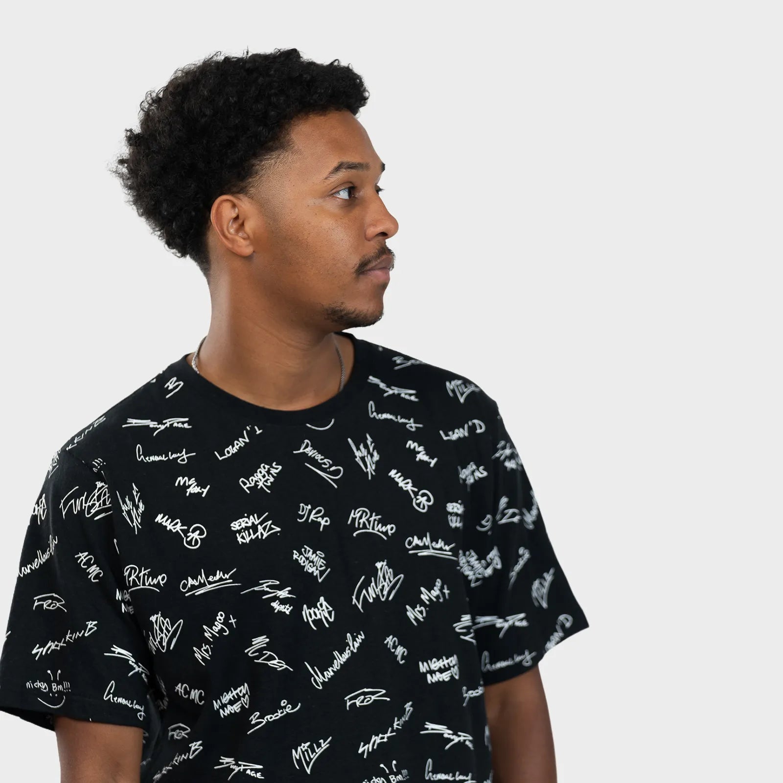 Junglist Network x THTC Legends Signature T-Shirt Black