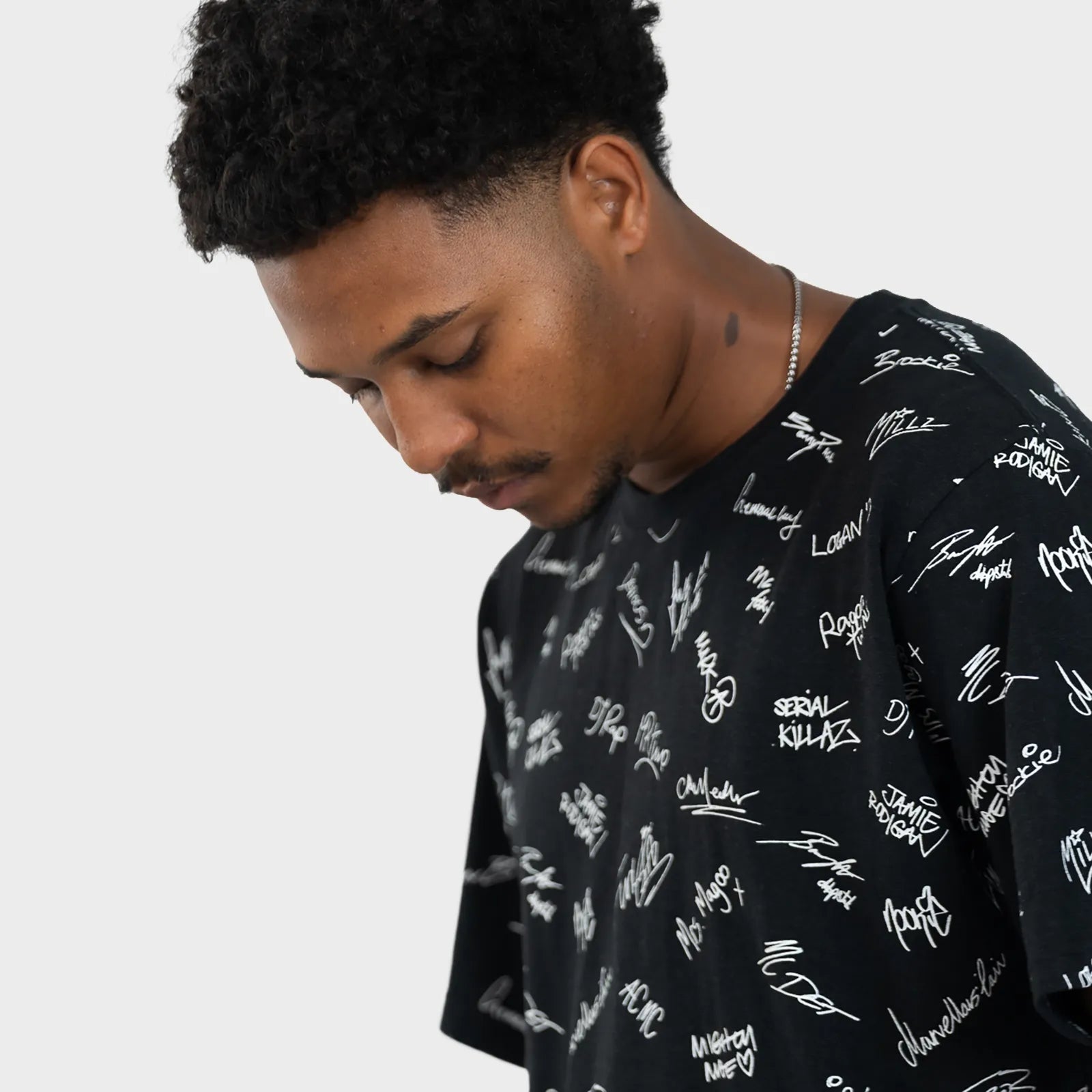 Junglist Network x THTC Legends Signature T-Shirt Black