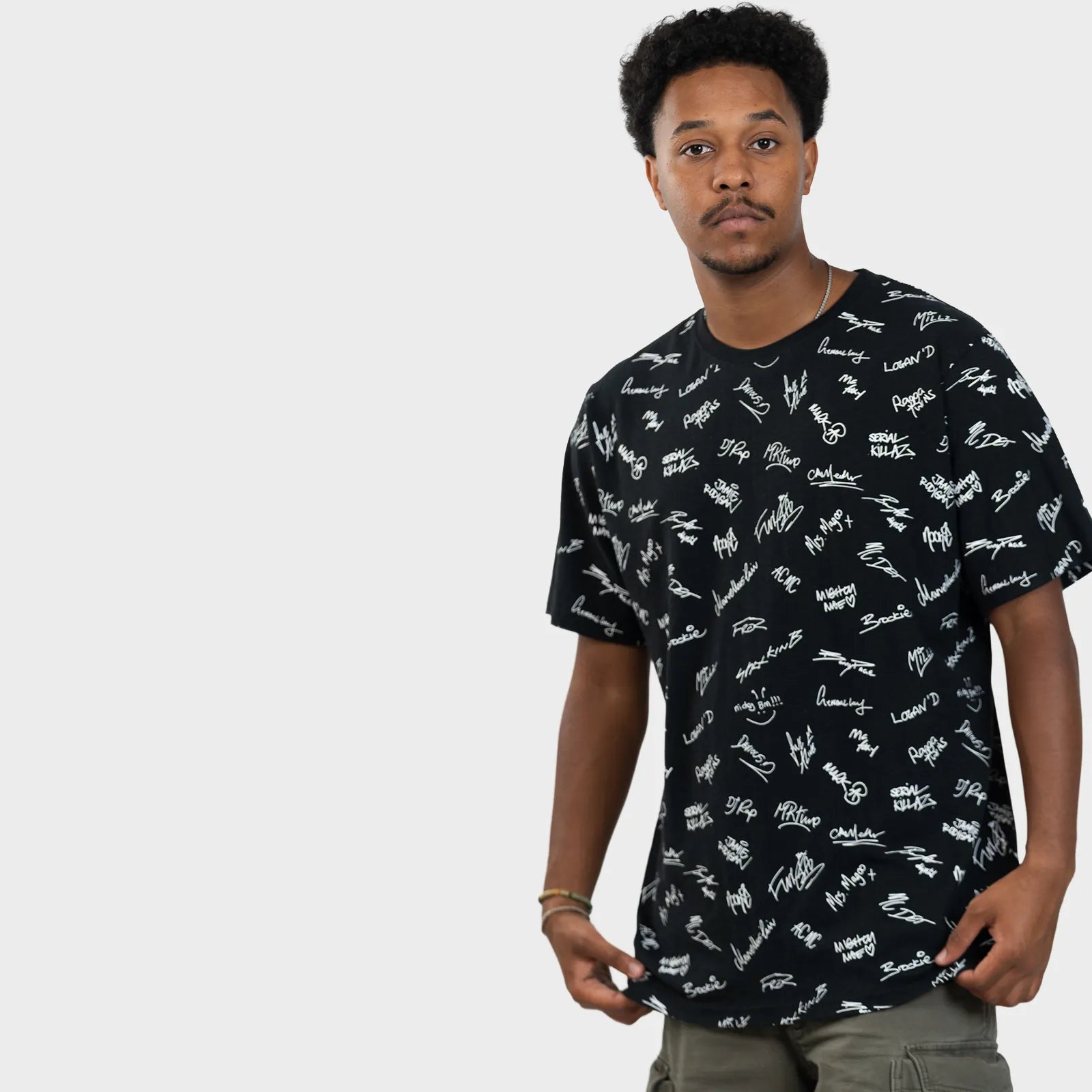 Junglist Network x THTC Legends Signature T-Shirt Black