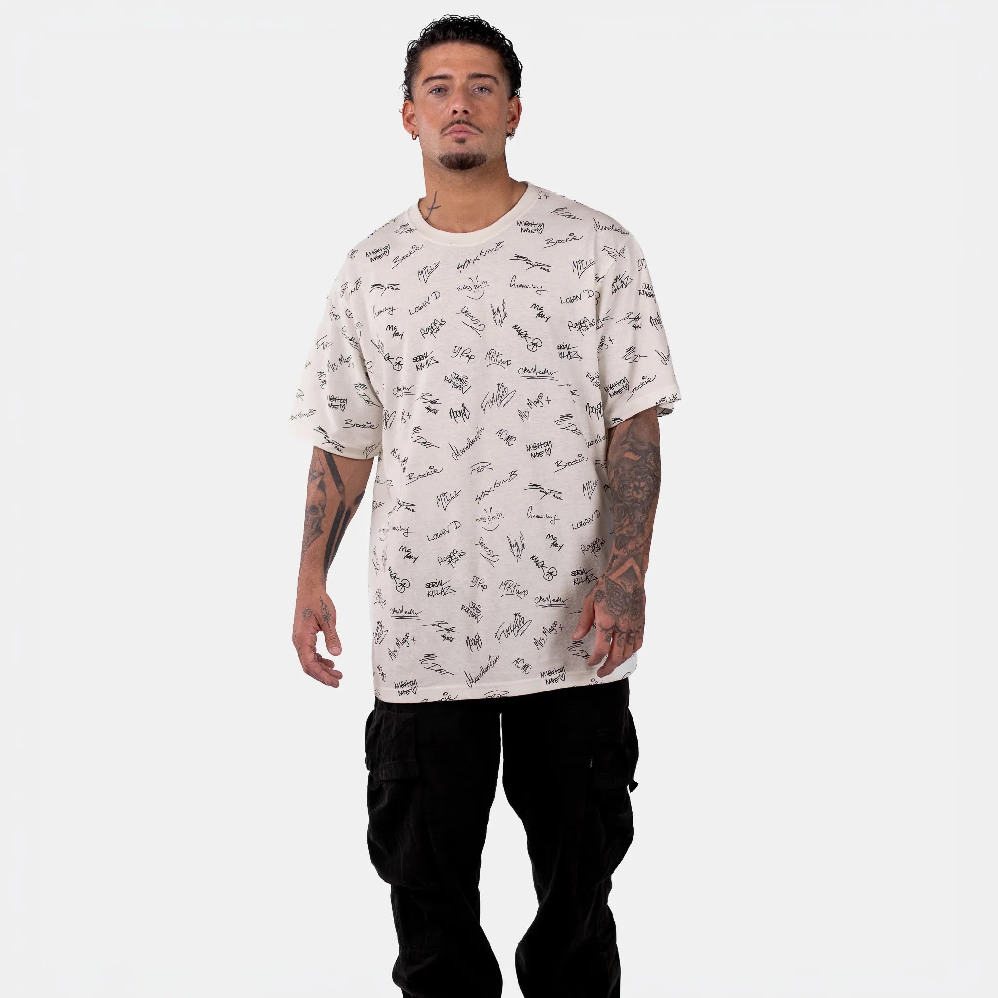 Junglist Network x THTC Legends Signature T-Shirt White