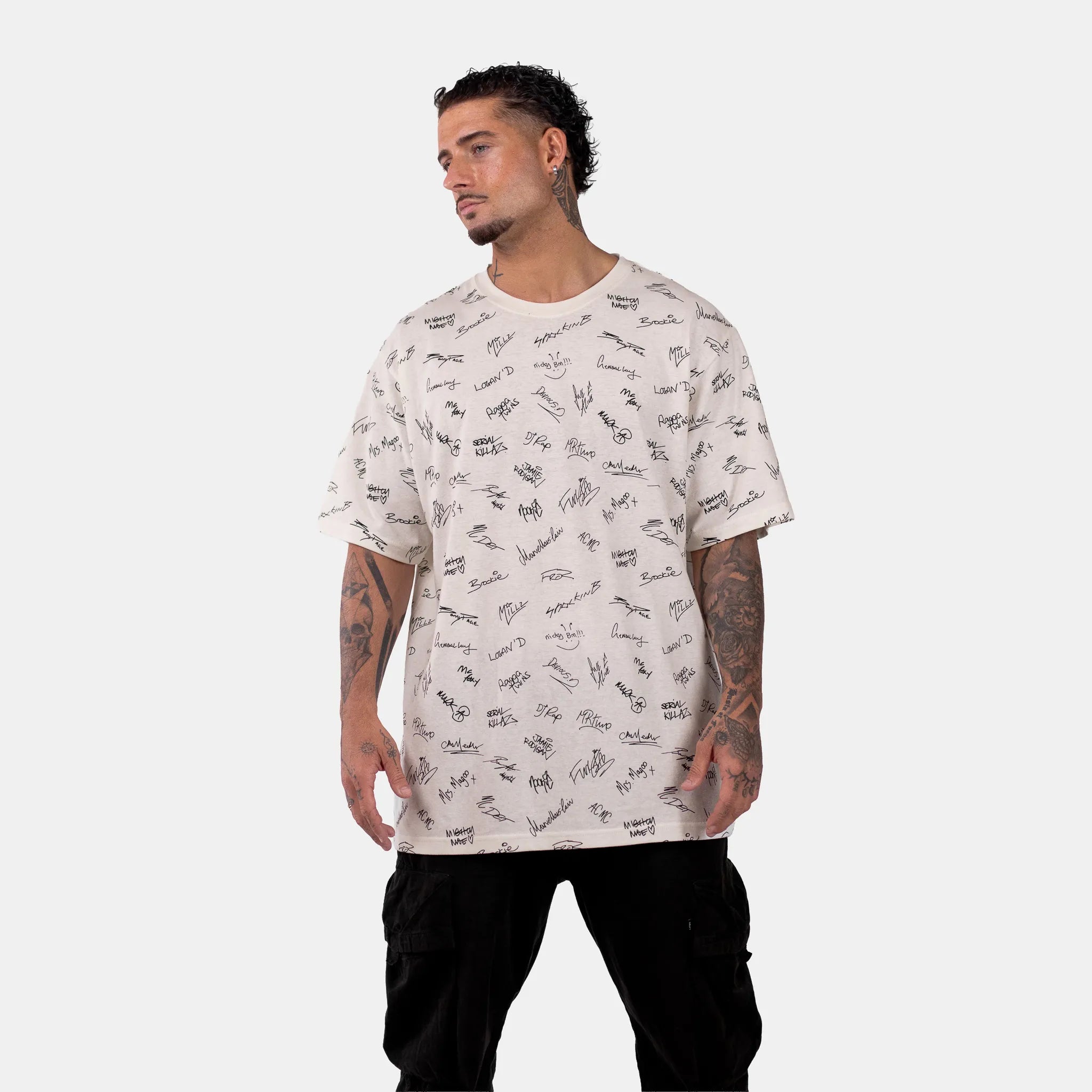 Junglist Network x THTC Legends Signature T-Shirt White
