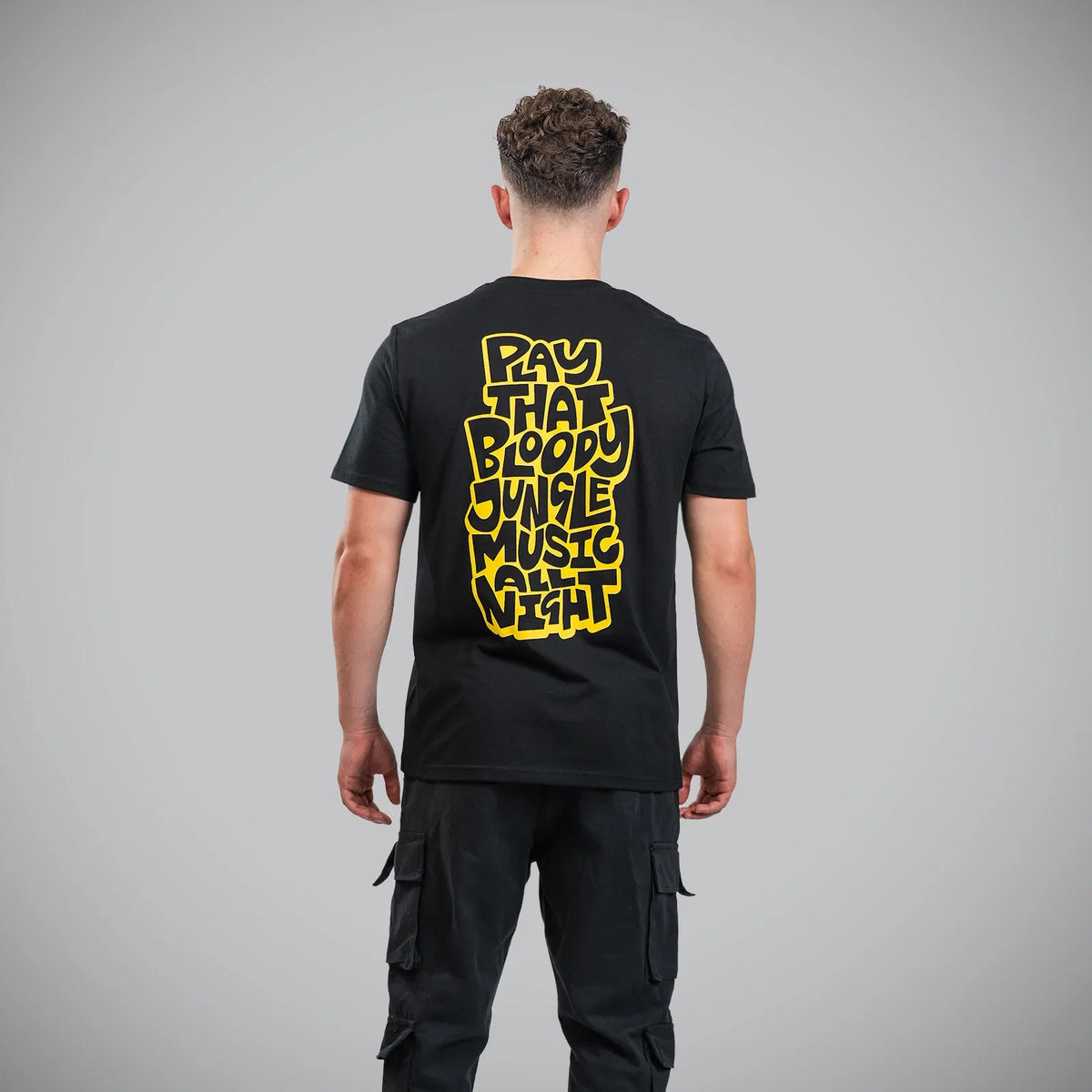 Junglist T-Shirt Play That Bloody Jungle Music All Night