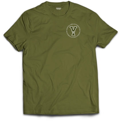 Junglist Yardrock Back To Back Front Streetwear Tee