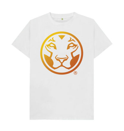 White Yardrock Jungle Orange Fades Dark T-Shirt