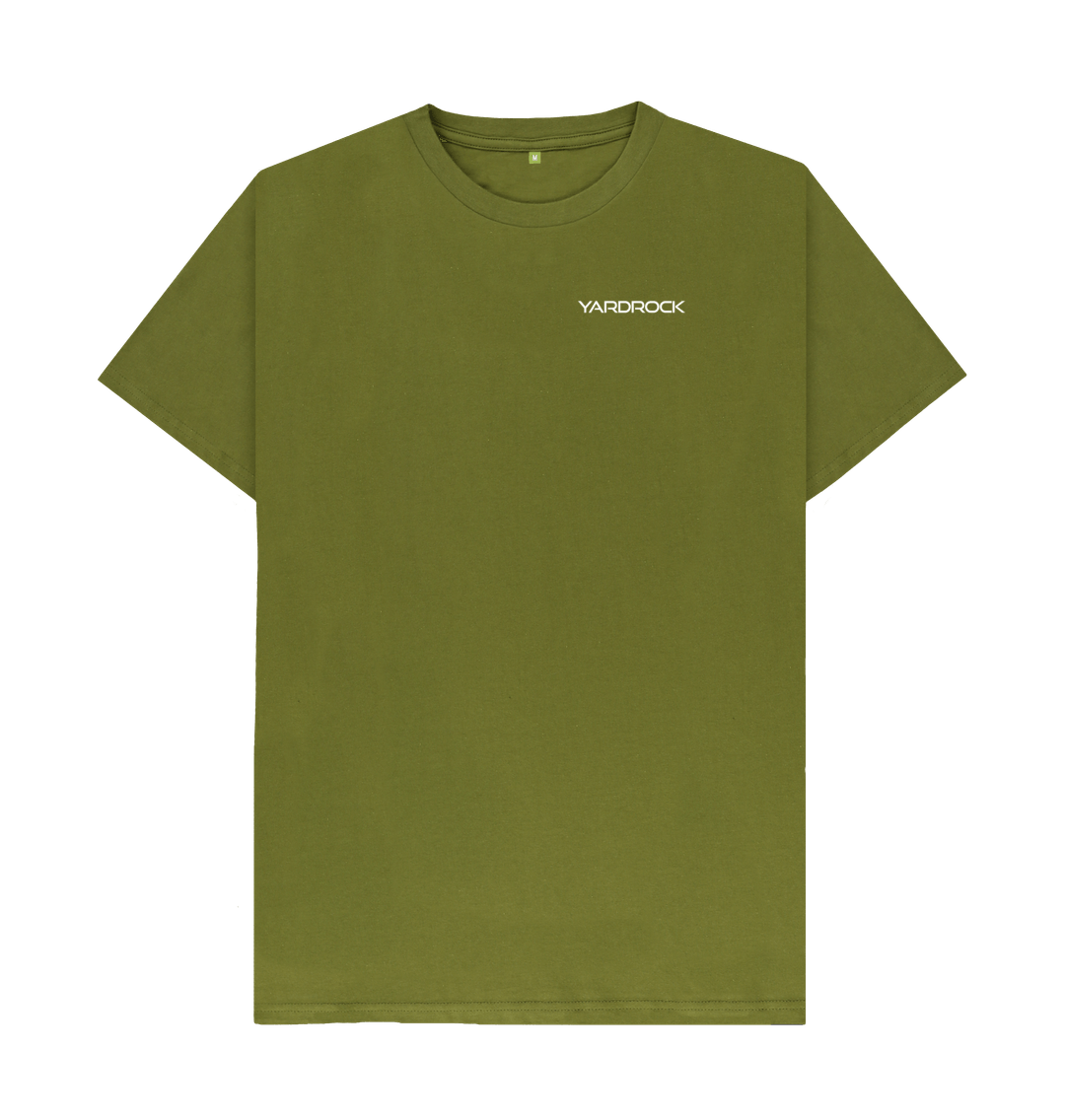 Moss Green Printed T-shirt Front
