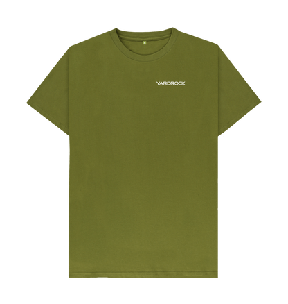 Moss Green Printed T-shirt Front