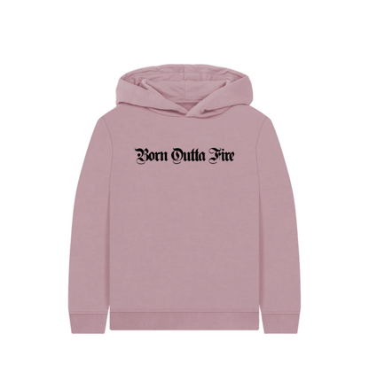 Mauve Born Outta Fire Kids Hoody