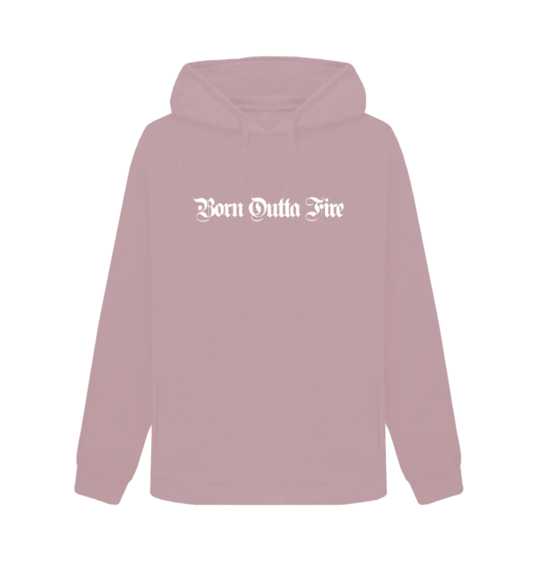 Mauve Born Outta Fire Women's Pullover Hoody