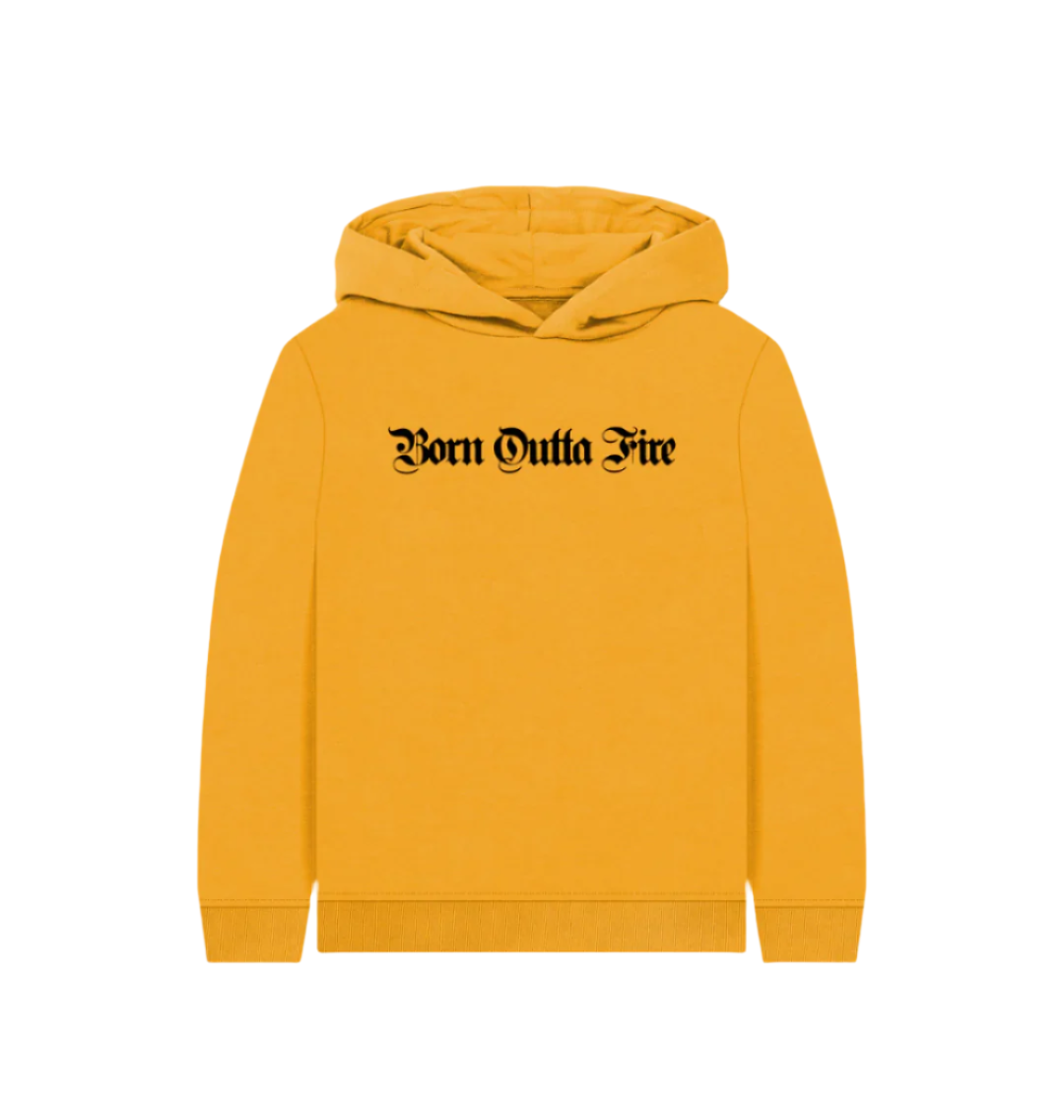 Mustard Born Outta Fire Kids Hoody