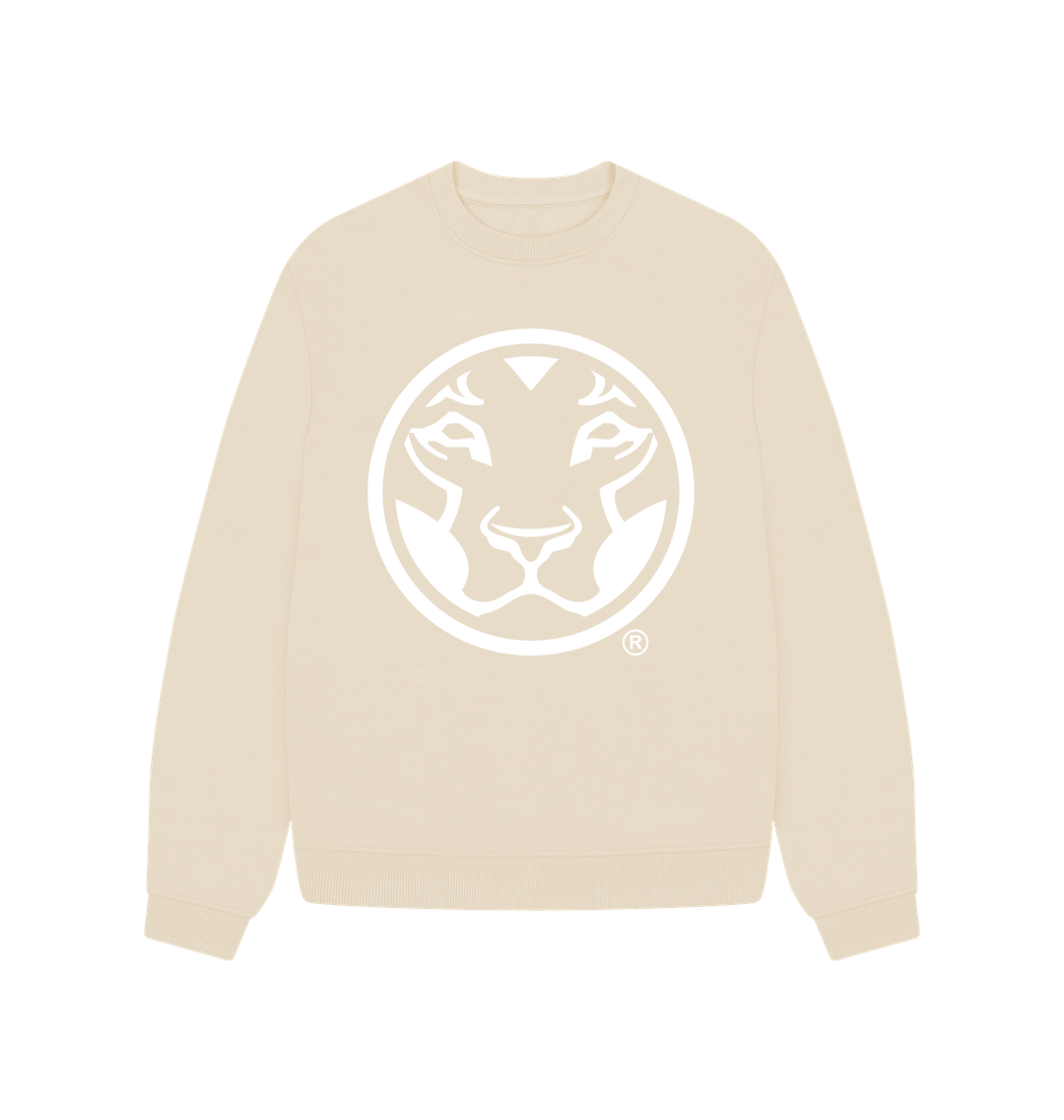 Oat Printed Sweater Front