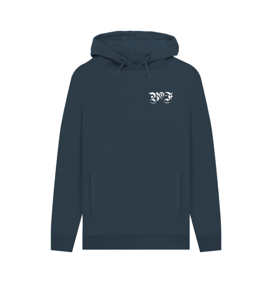 Navy Born Outta Fire Dark Hoody