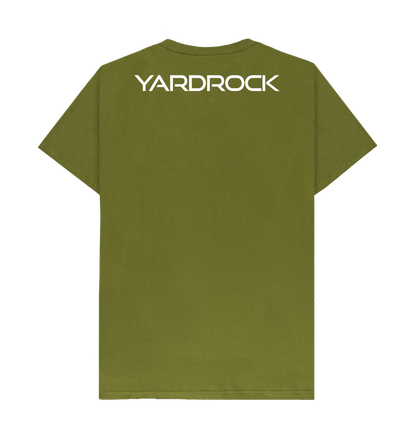 Moss Green Printed T-shirt Back