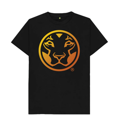 Black Yardrock Orange Fades Dark Junglist T-Shirt