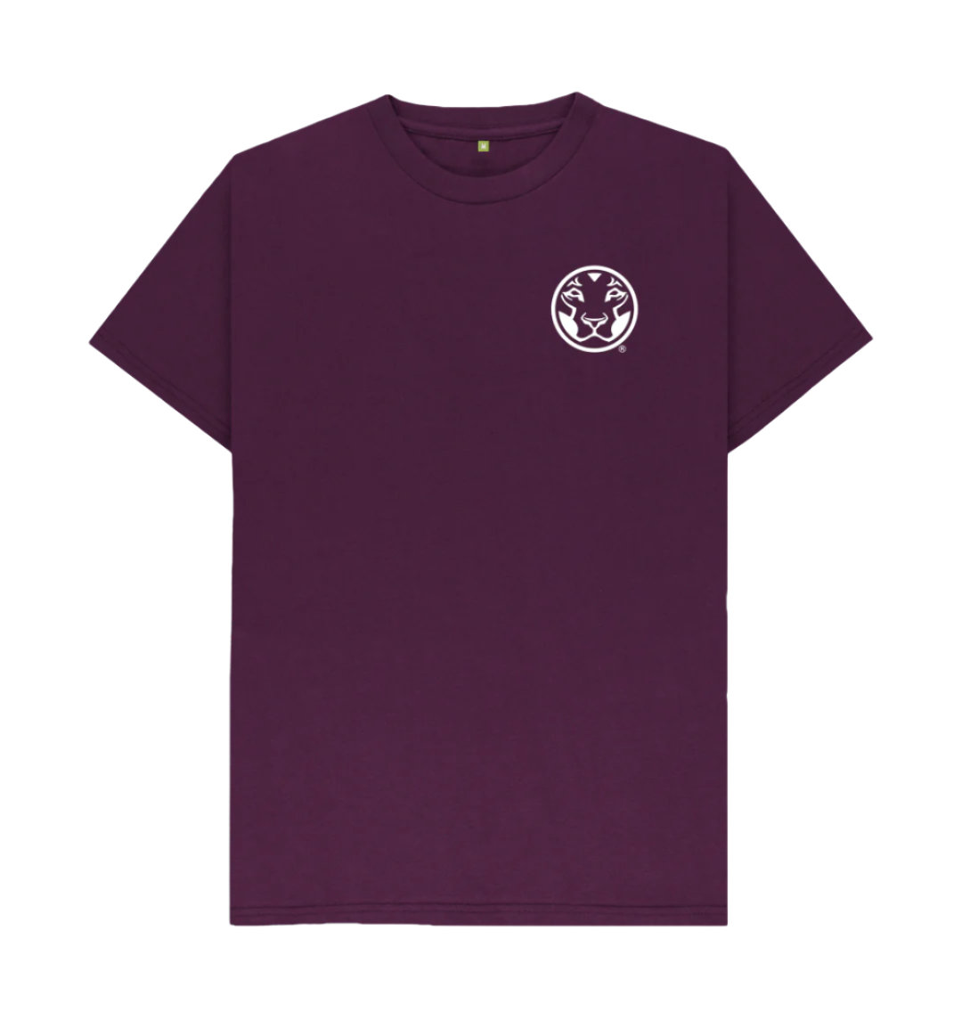 Purple Yardrock Lion B2B Text Dark T Shirt