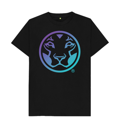 Black Printed T-shirt Front