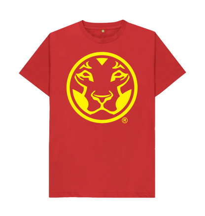 Red Yardrock Classics Yellow Lion Dark T-Shirt