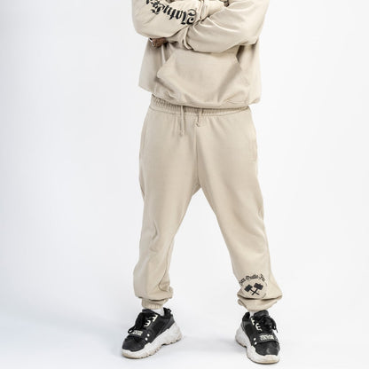 Sand luxury tracksuit bottoms joggers streetwear