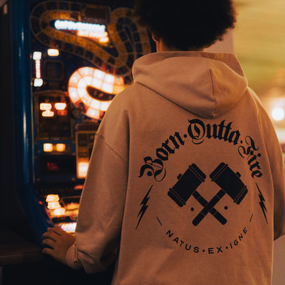 Born Outta Fire Sand Hoodie