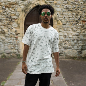 Junglist Network x THTC Legends Signature T-Shirt White