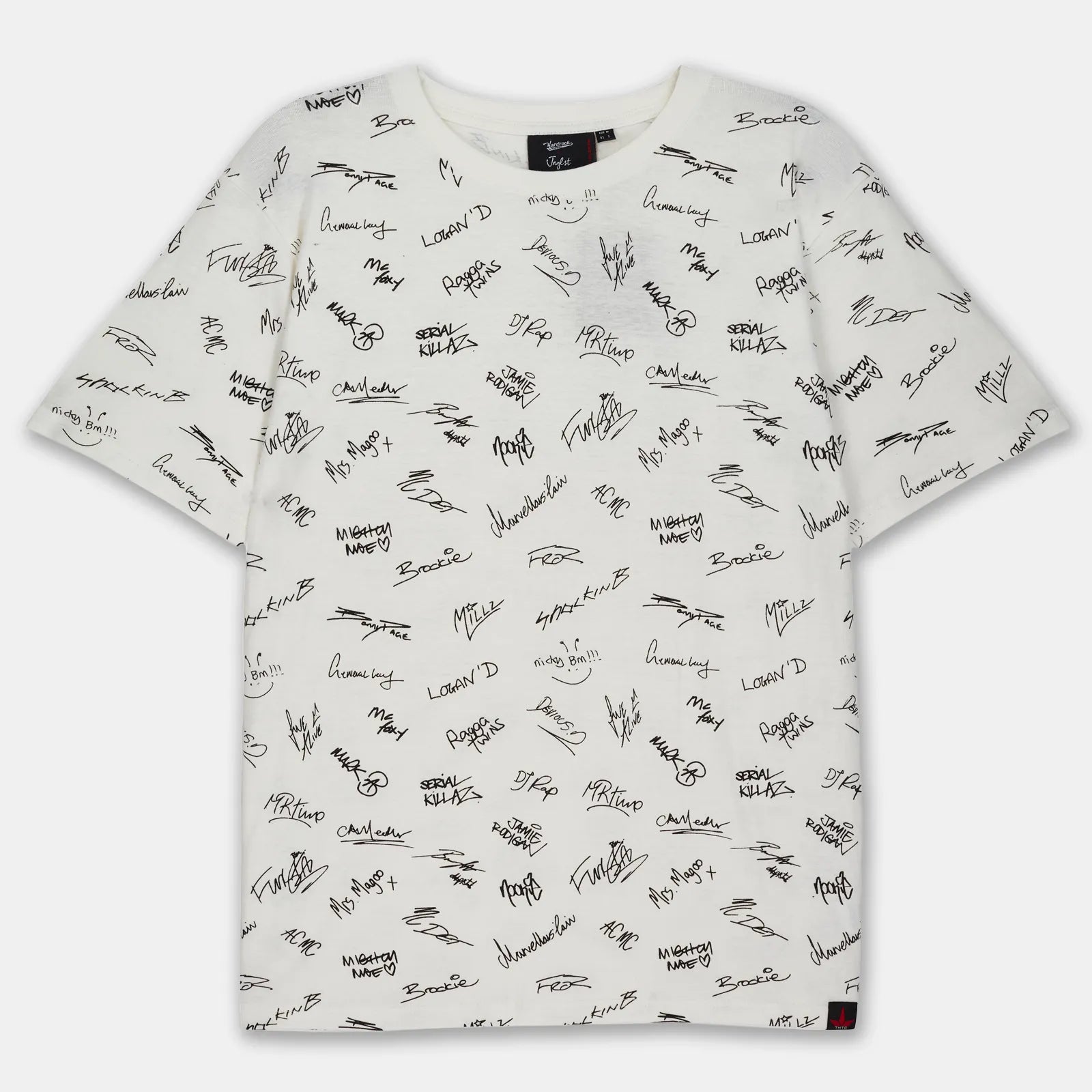 Junglist Network x THTC Legends Signature T-Shirt White