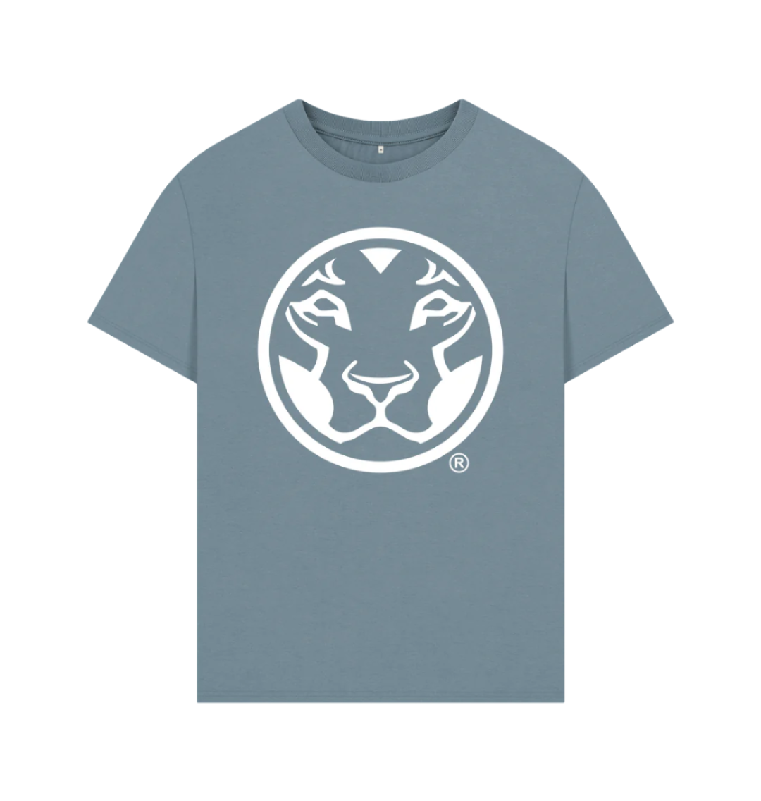 Stone Blue Yardrock Oversized Classic Lion Dark Tee