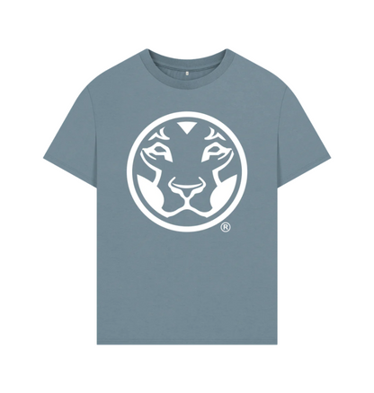 Stone Blue Yardrock Oversized Classic Lion Dark Tee