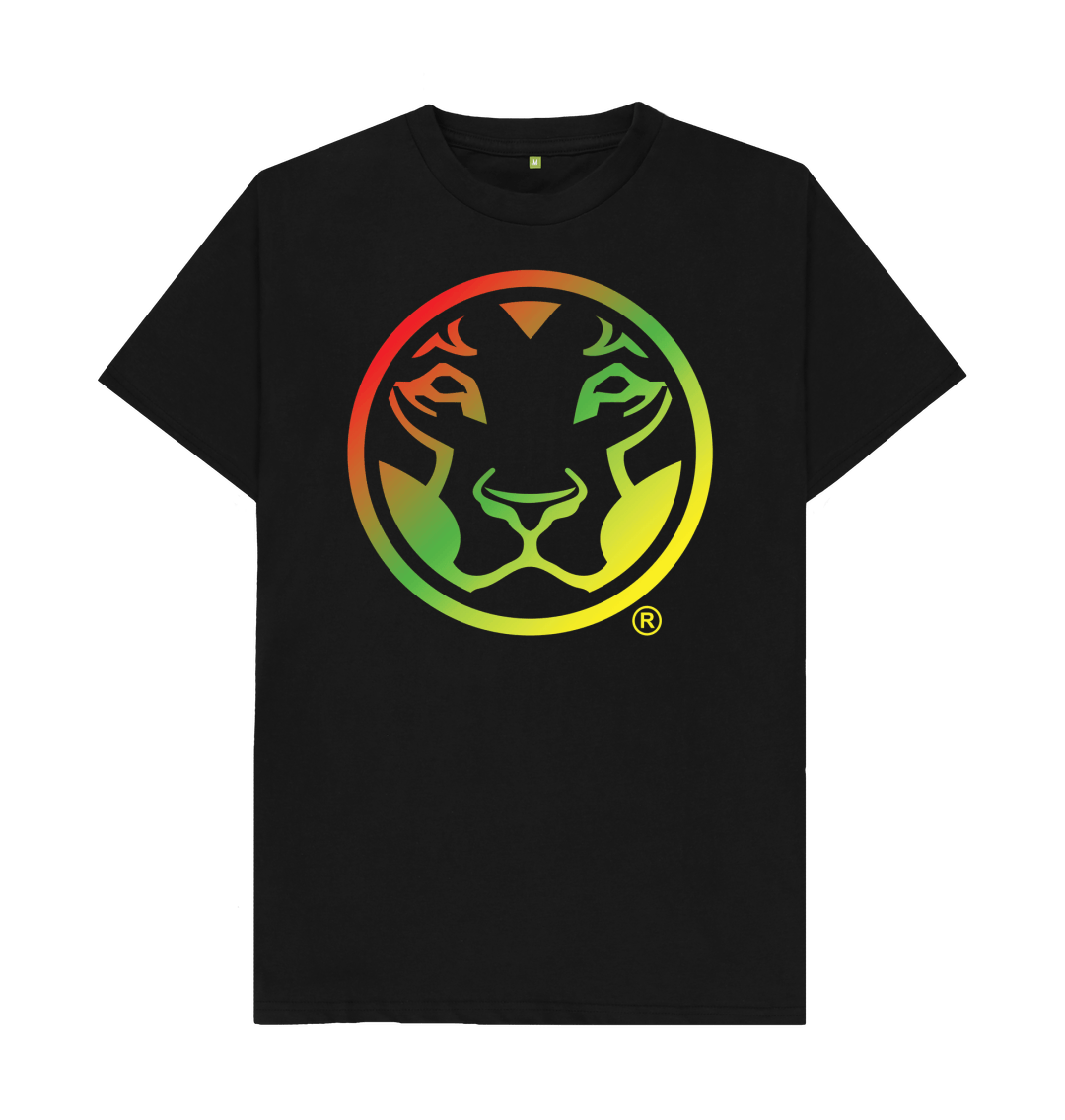 Black Printed T-shirt Front