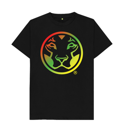 Black Printed T-shirt Front