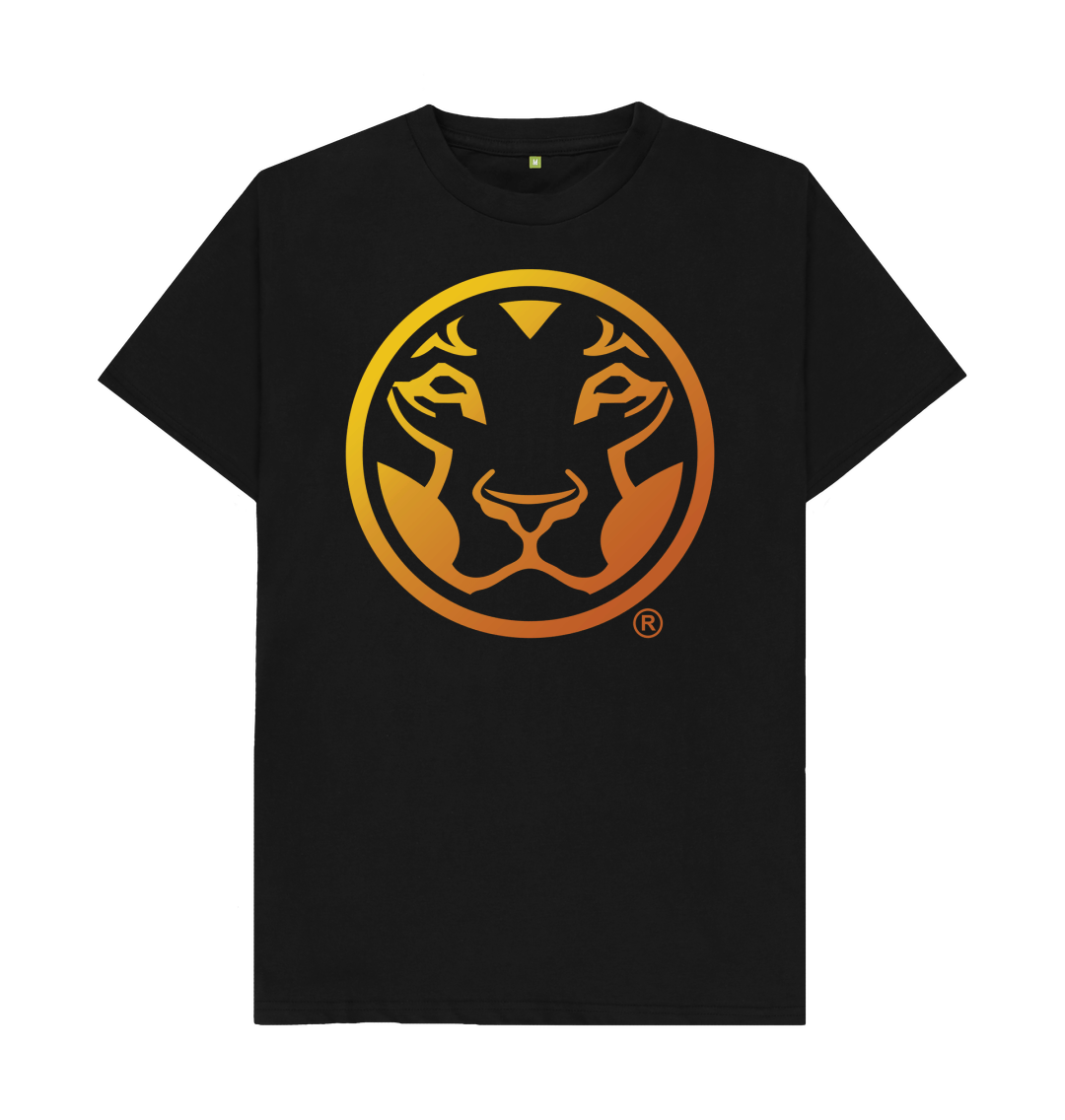 Black Printed T-shirt Front