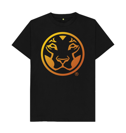 Black Printed T-shirt Front