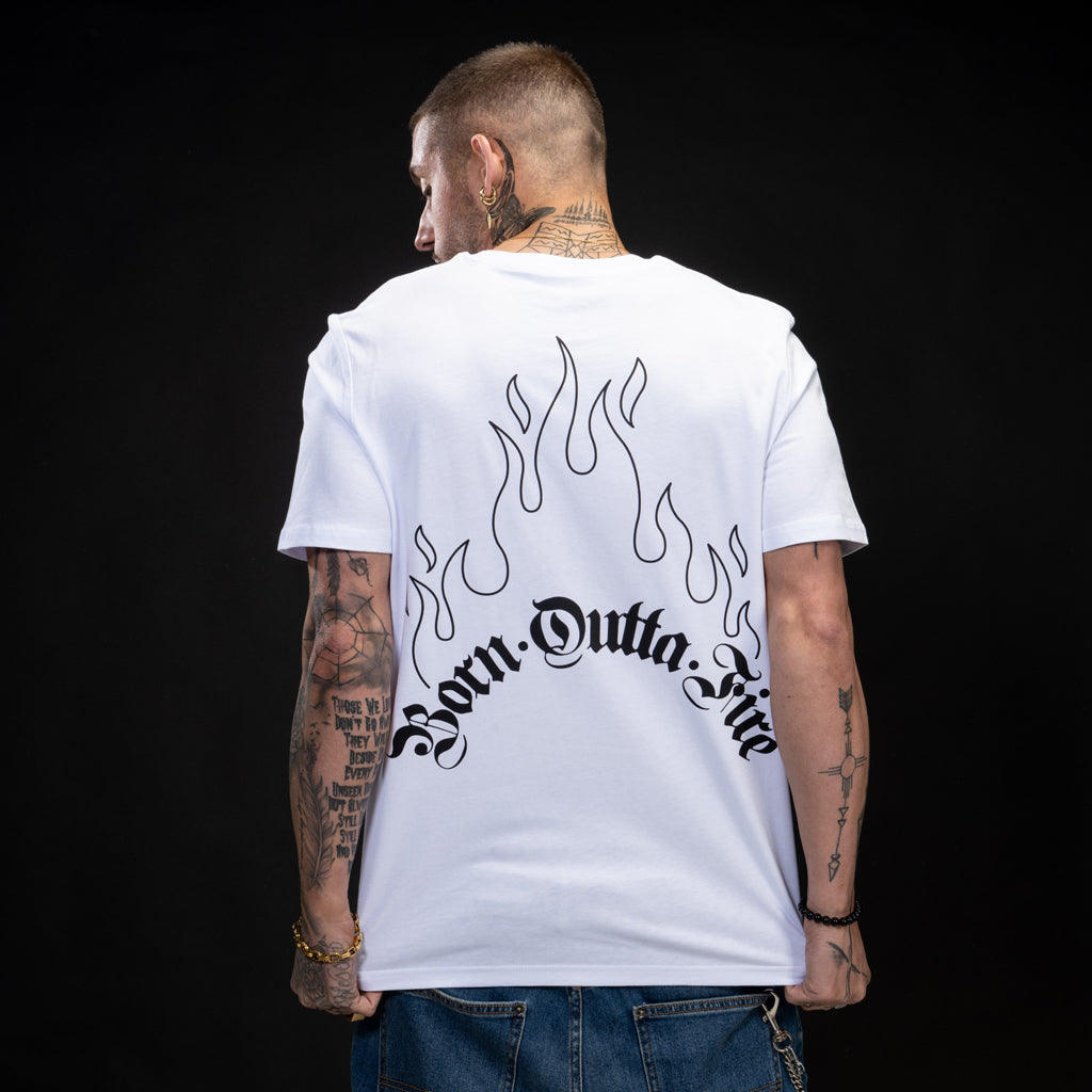 White Fire Ashen Glow T-Shirt