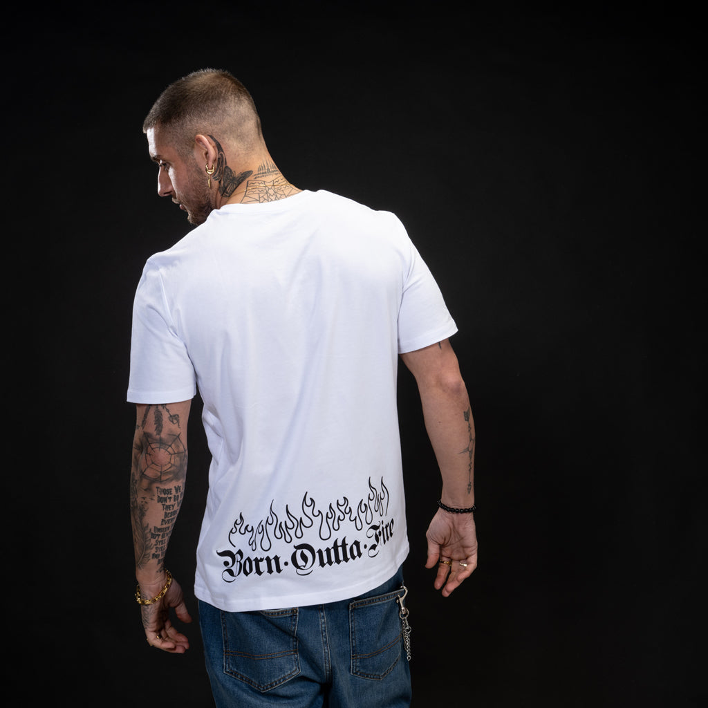 White Molten Pulse T-Shirt