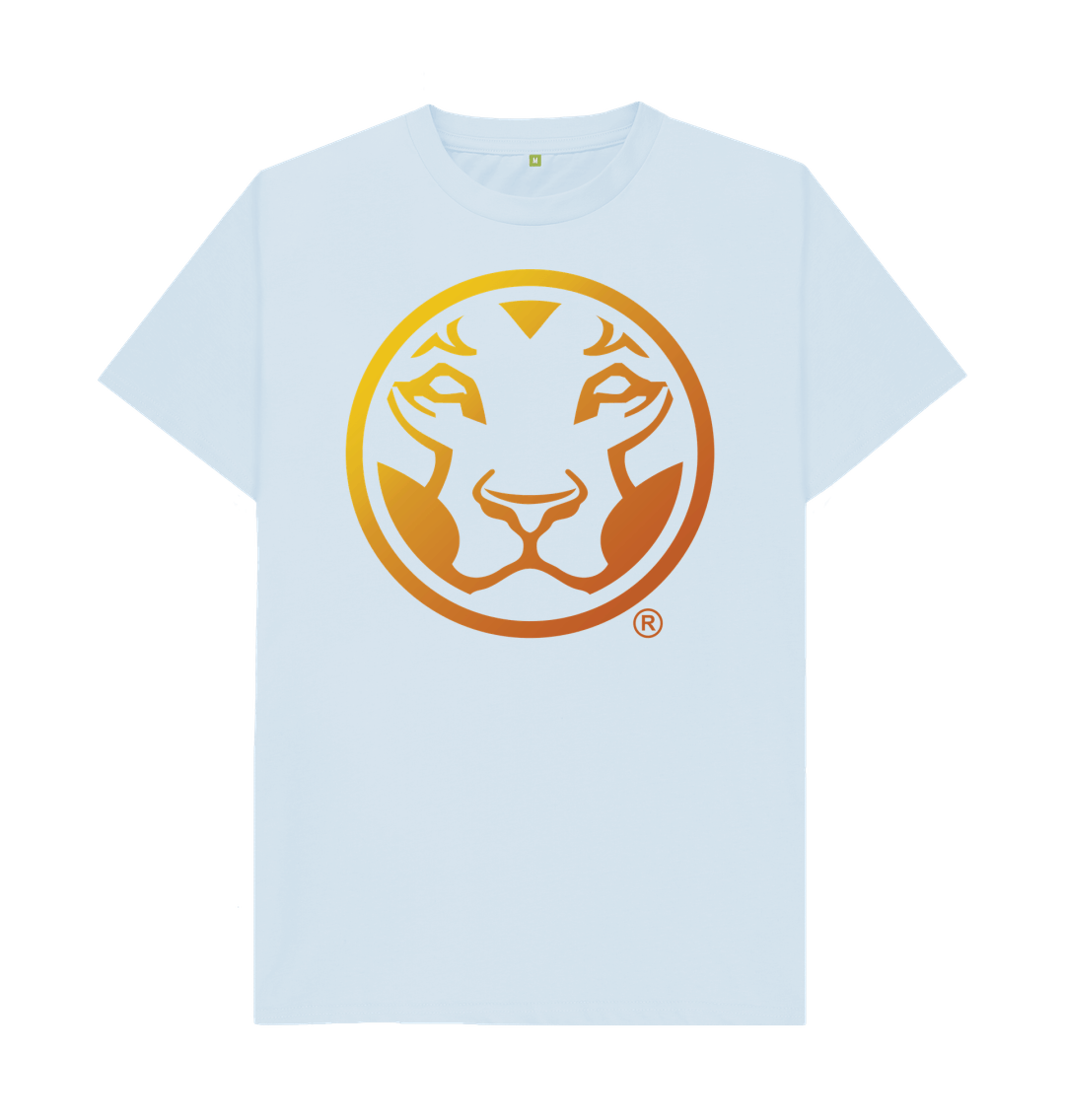 Sky Blue Printed T-shirt Front