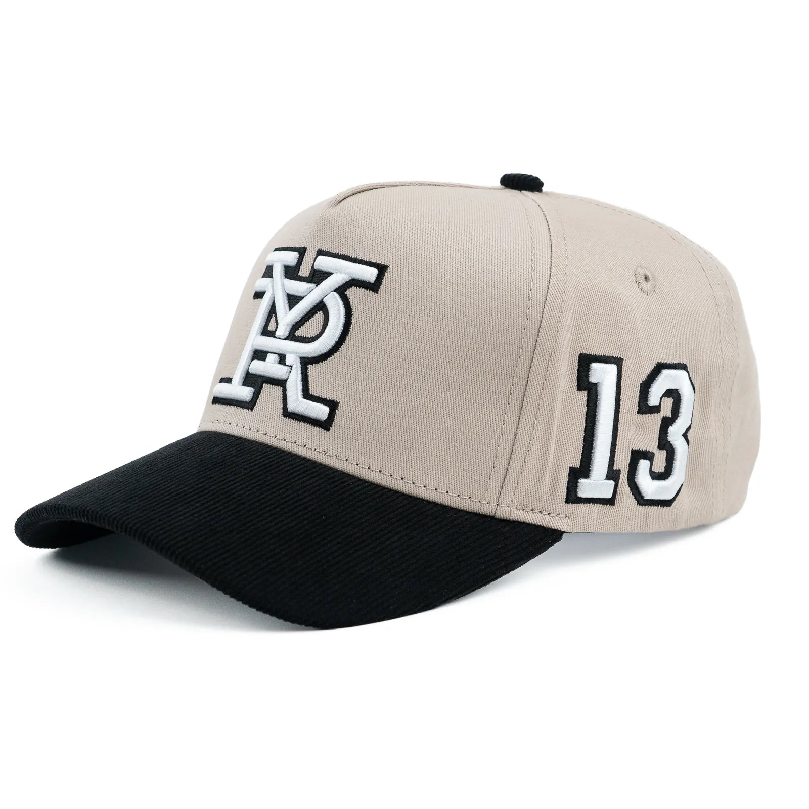 Born Outta Fire x Yardrock 5-Panel Snapback Cap - Beige