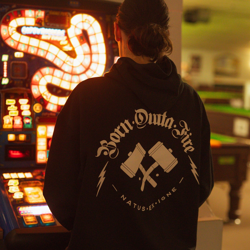 Black Born Outta Fire Hoody